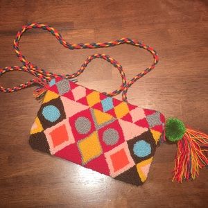 Handwoven Original Venezuelan Wayuu Mini Crossbody